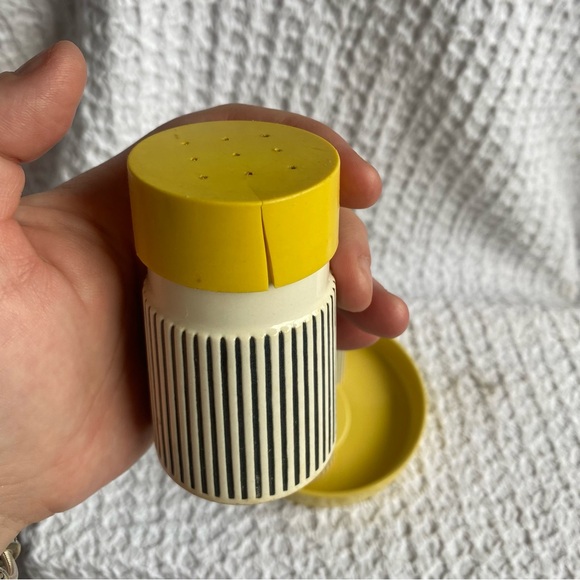 Vintage Hornsea Summertime Cruet set salt & pepper shaker mustard pot & dish MCM - Picture 5 of 16